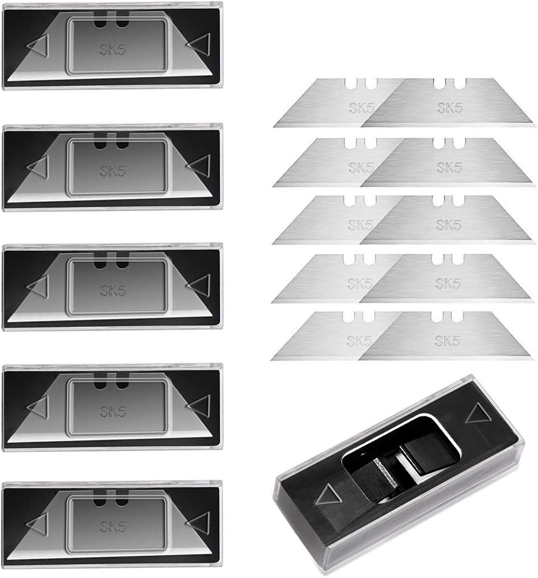 BIBURY SK5 Steel Standard Size 5 Portable Box(A Box of 10 Pack)-50 Pack