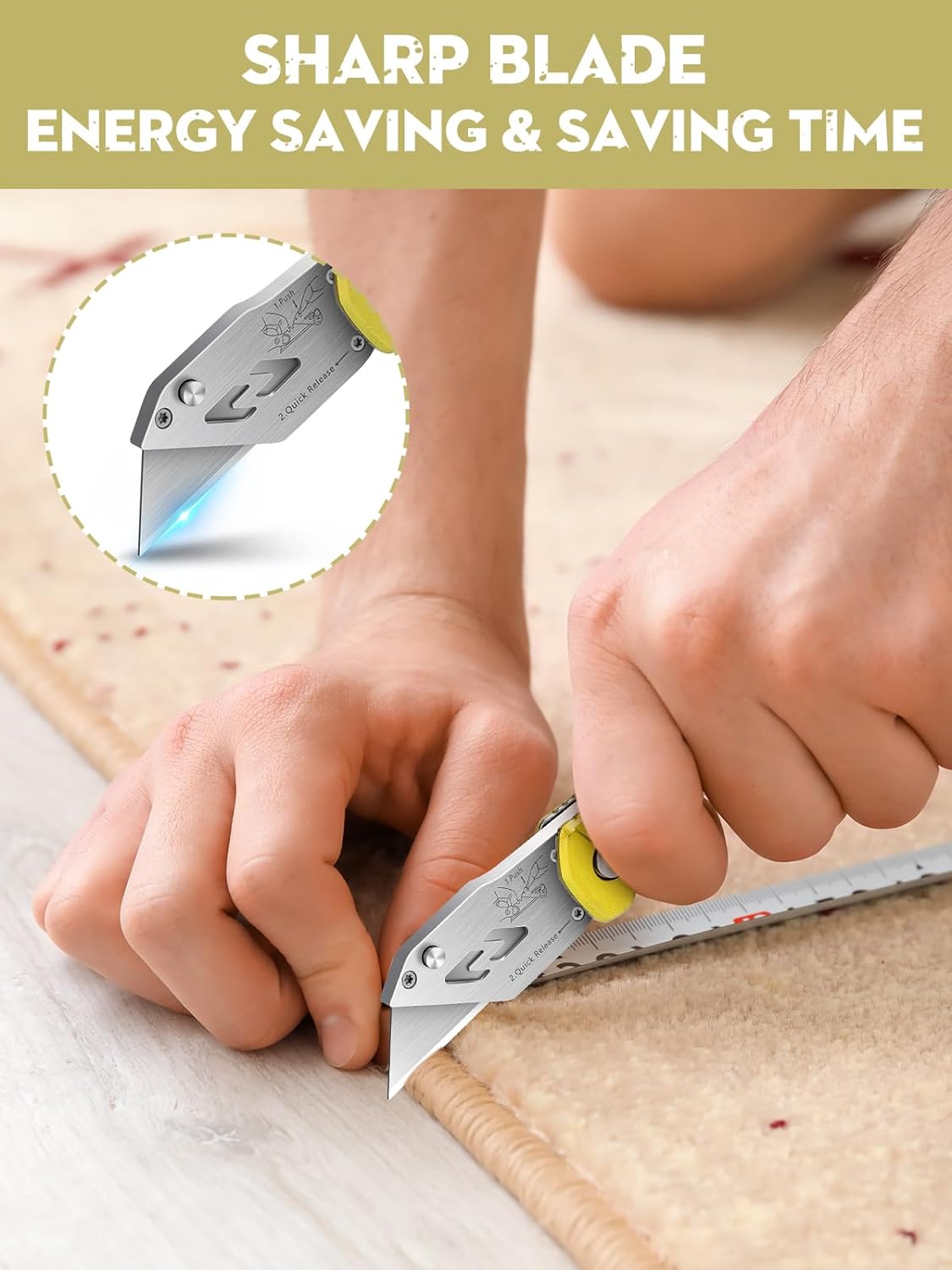 BIBURY Upgraded Version Box Cutter