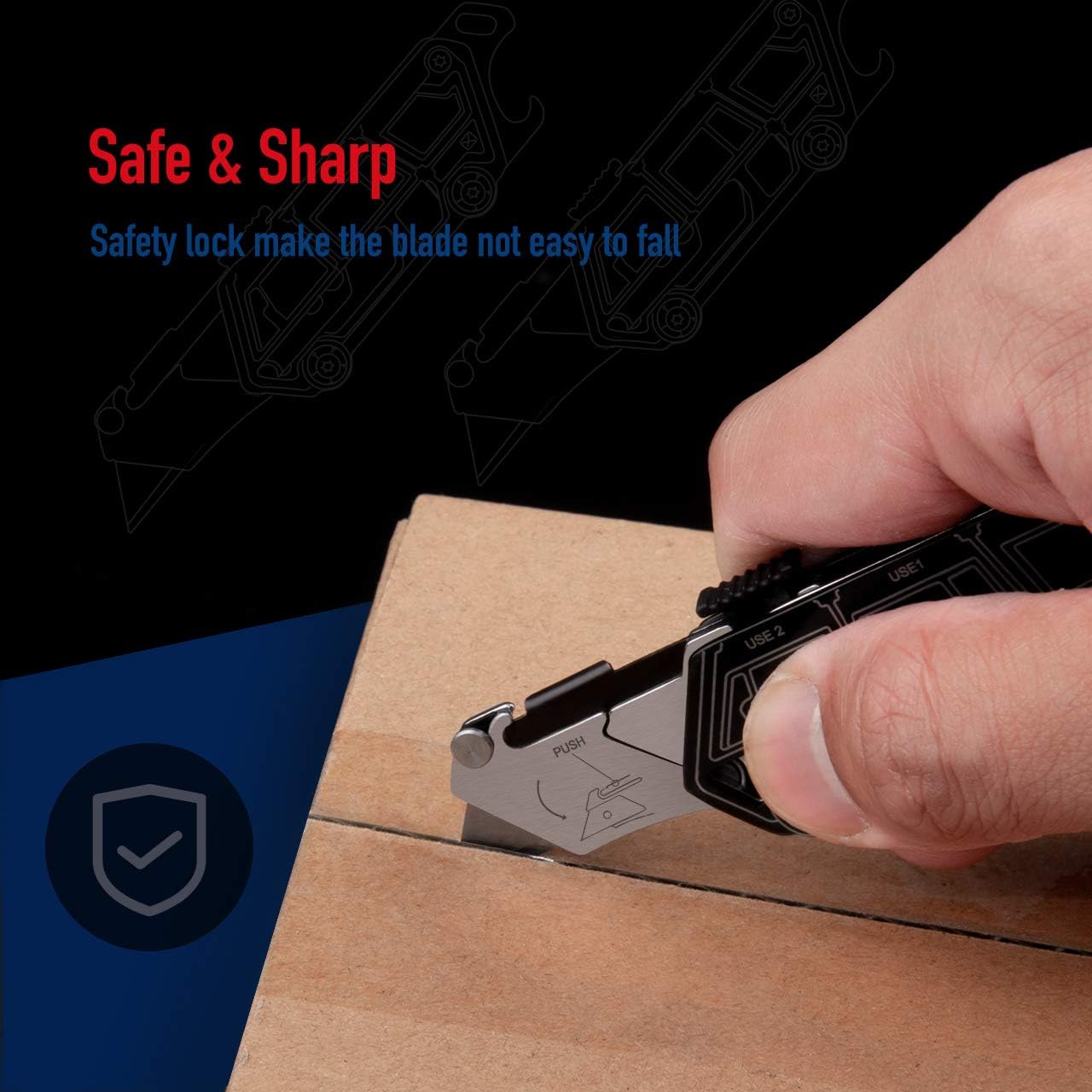 BIBURY EDC Tool Mini Box Cutter