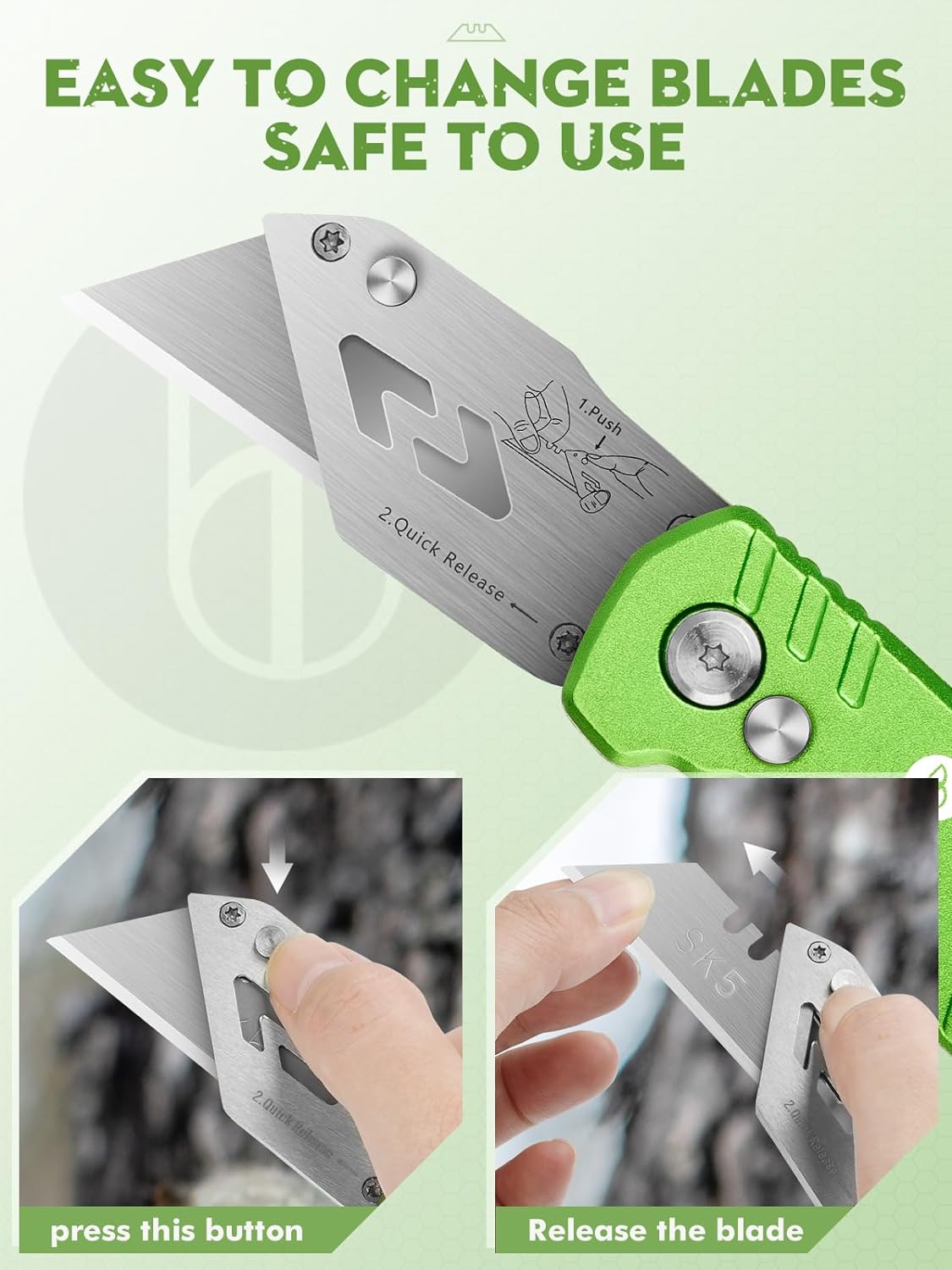 BIBURY Upgraded Version Box Cutter