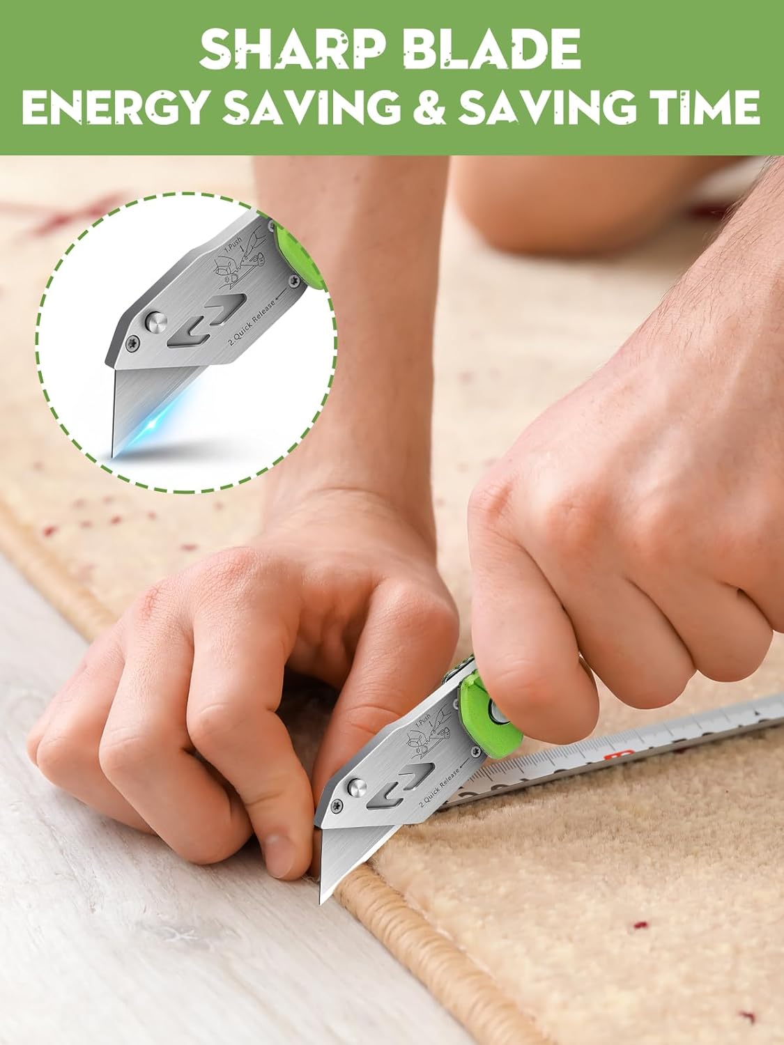 BIBURY Upgraded Version Box Cutter