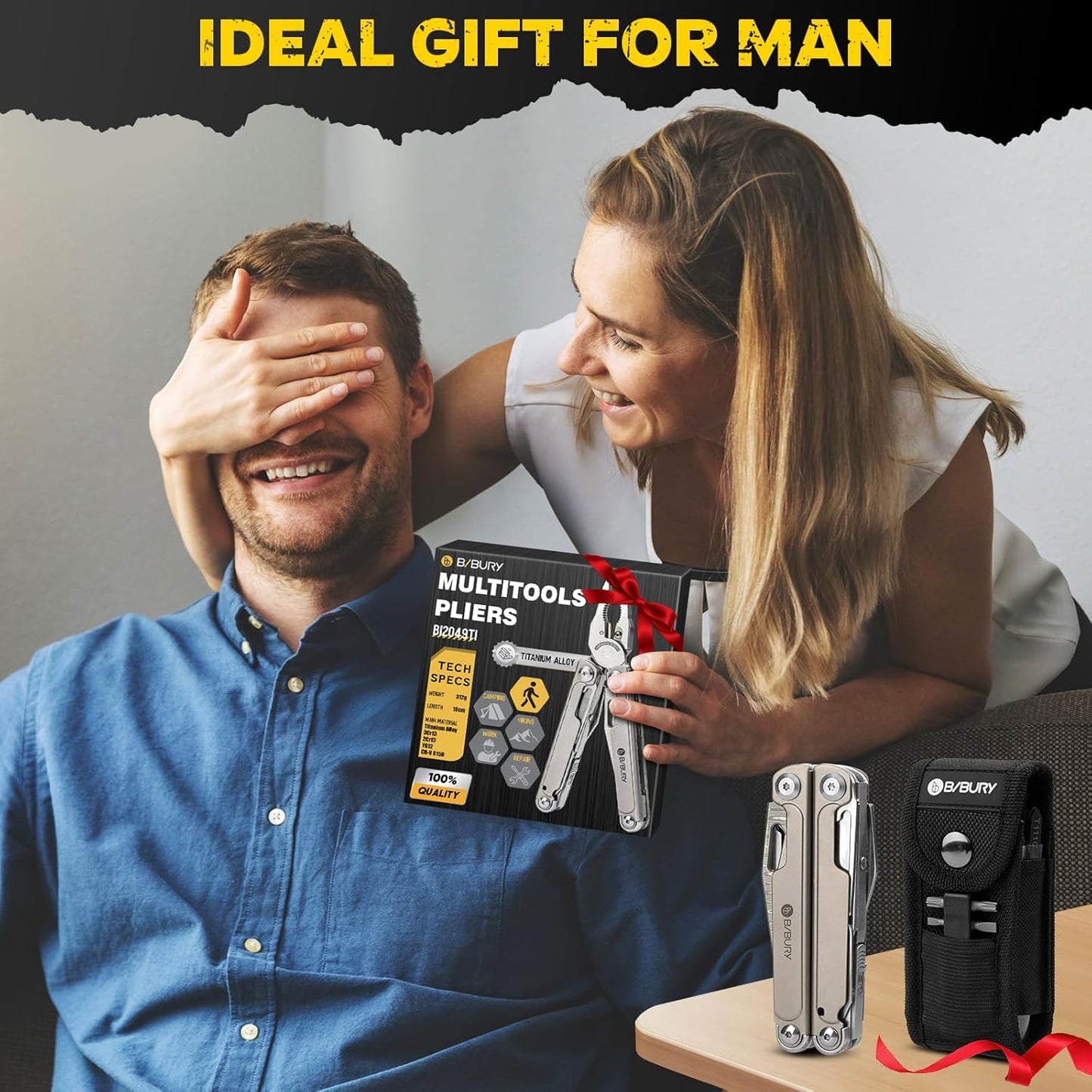 BIBURY Titanium Alloy Multitool BI2049TI