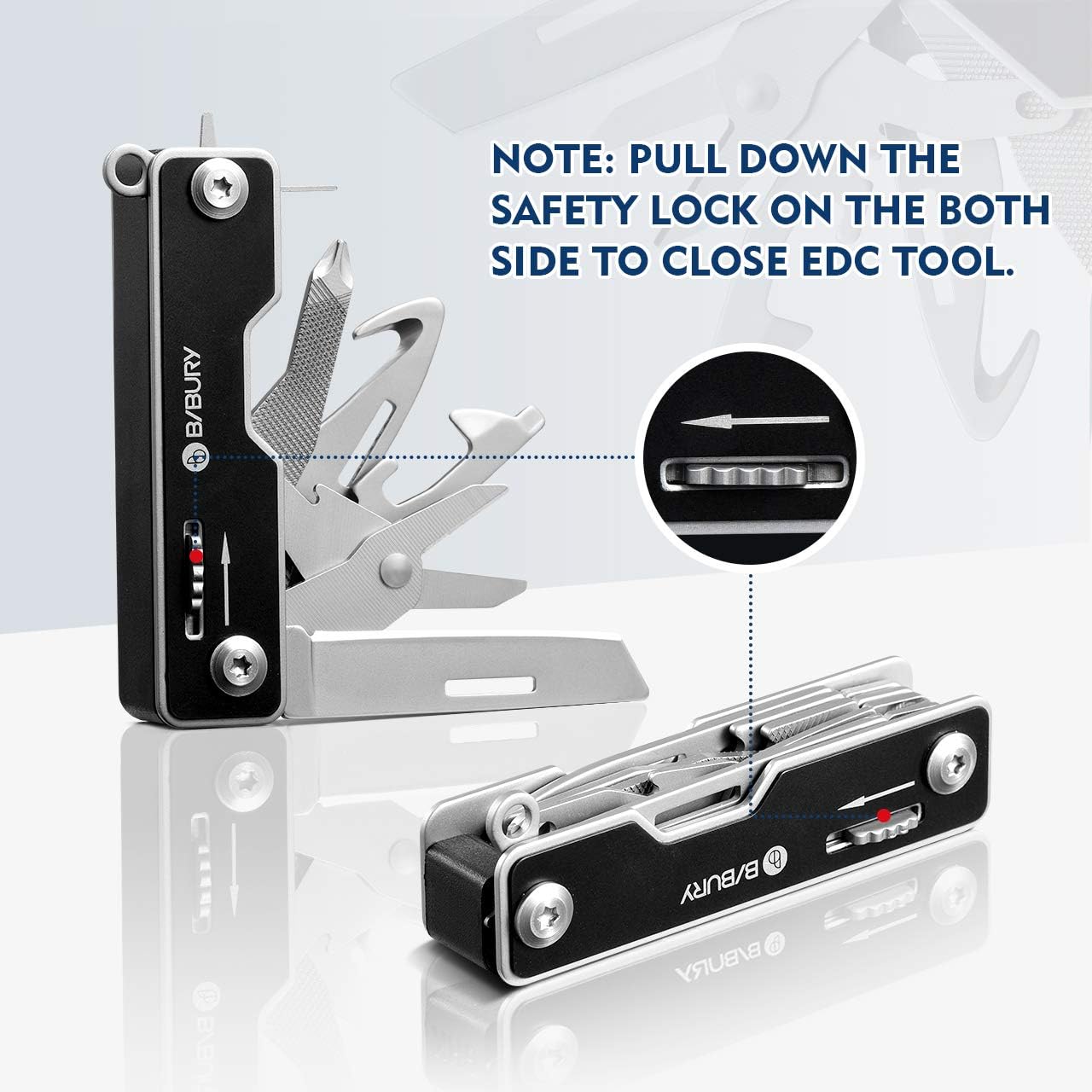 EDC Multitool, 10 in 1 Pocket Size EDC