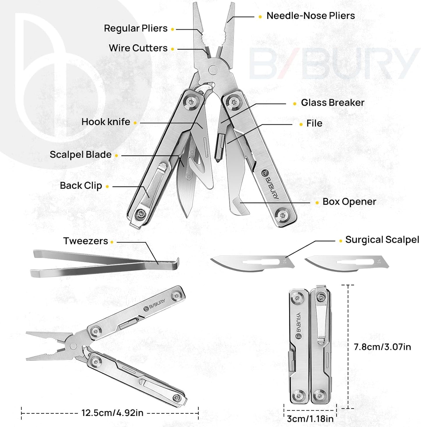 Mini Multitool Pliers BI2051A