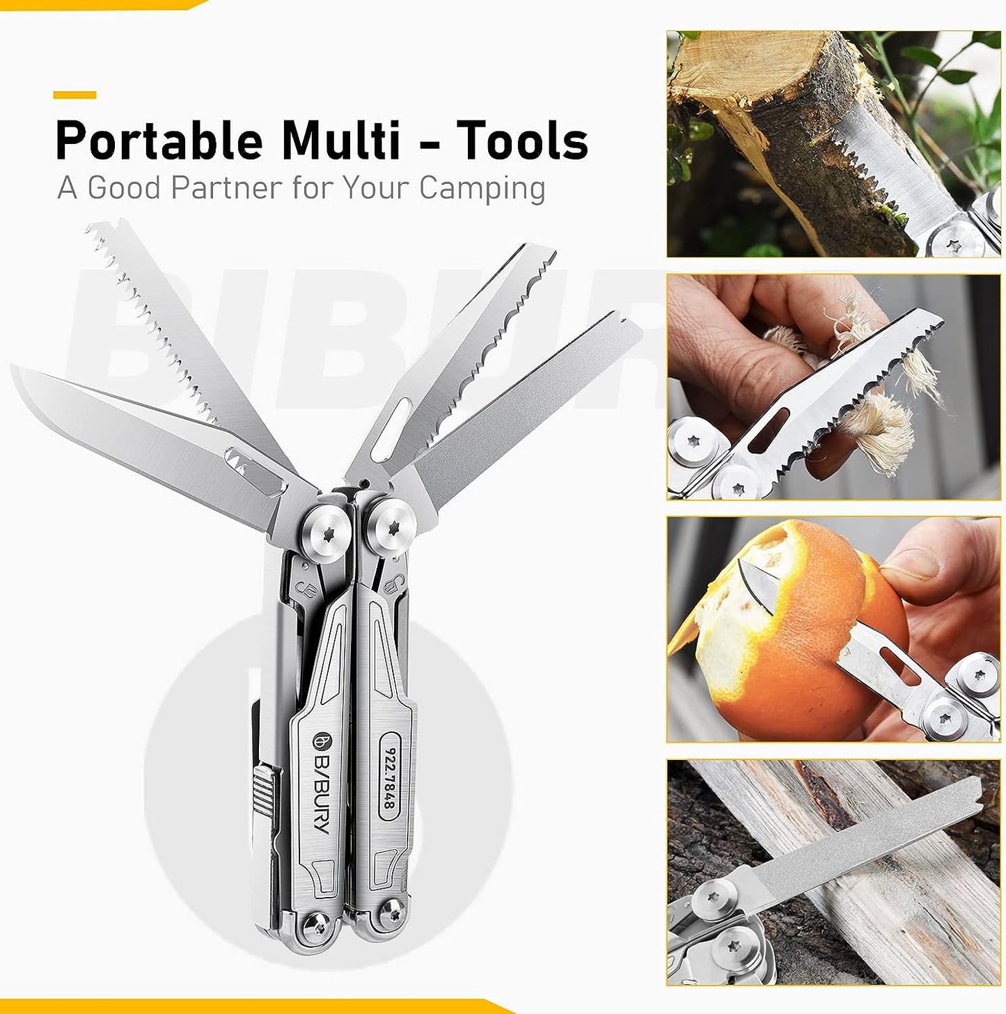 BIBURY 19-in-1 Stainless Steel Multi Tool