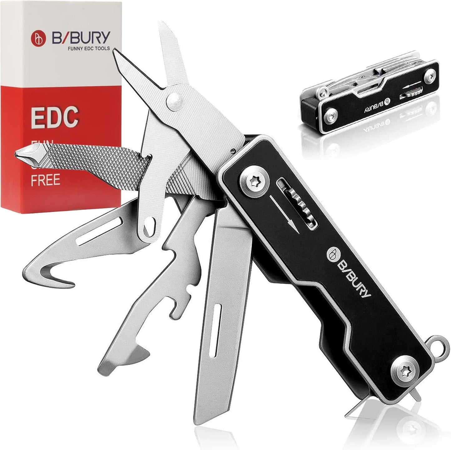 EDC Multitool, 10 in 1 Pocket Size EDC