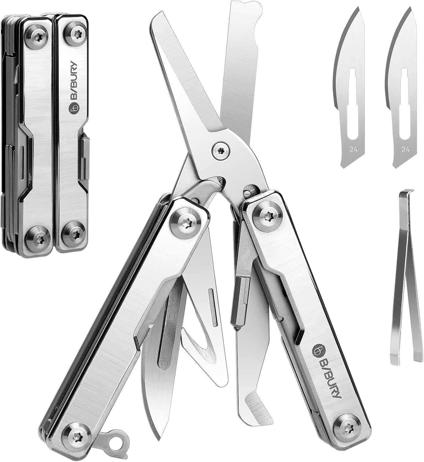BIBURY Keychain Mini Multitool BI2052A