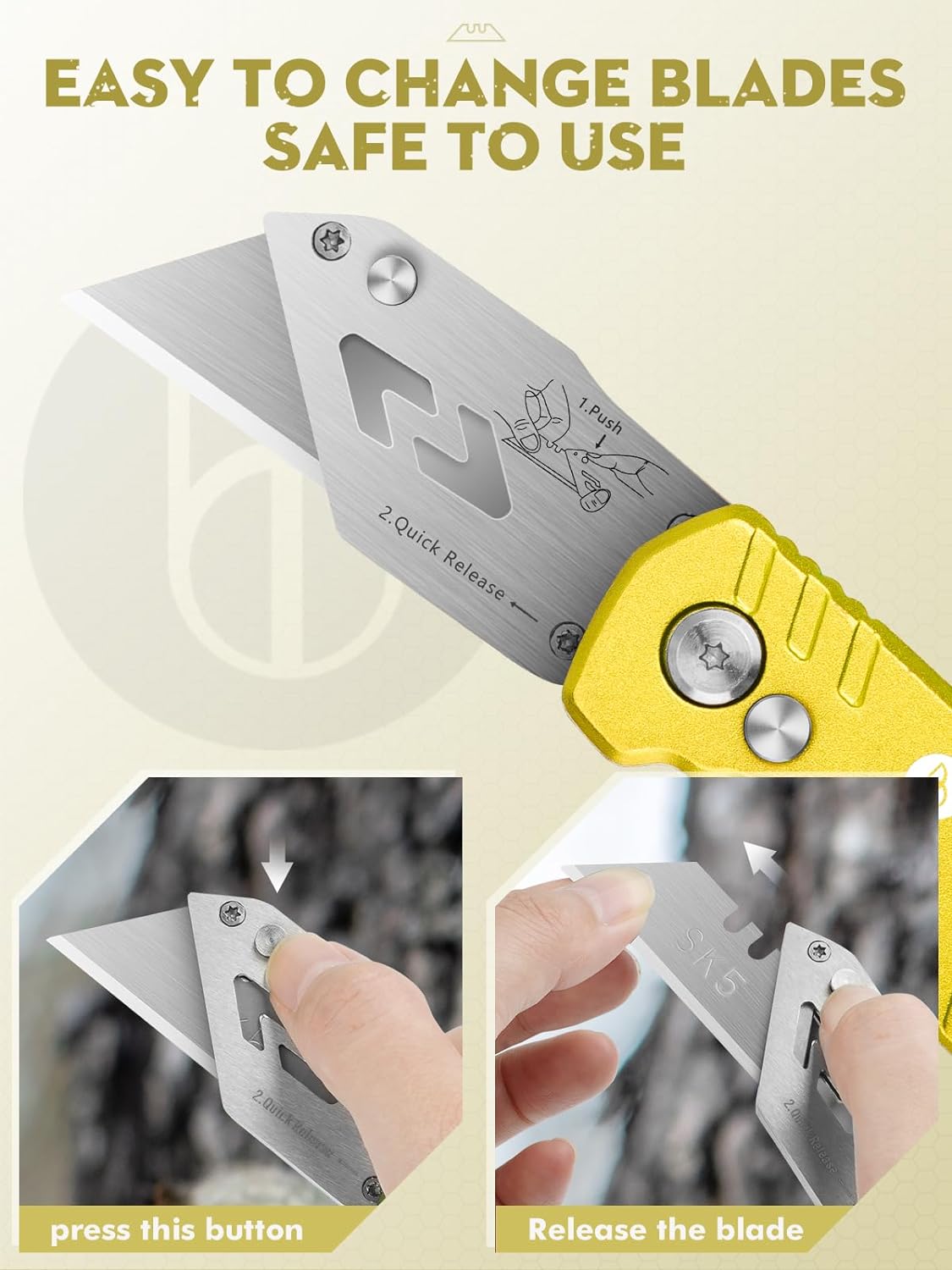 BIBURY Upgraded Version Box Cutter
