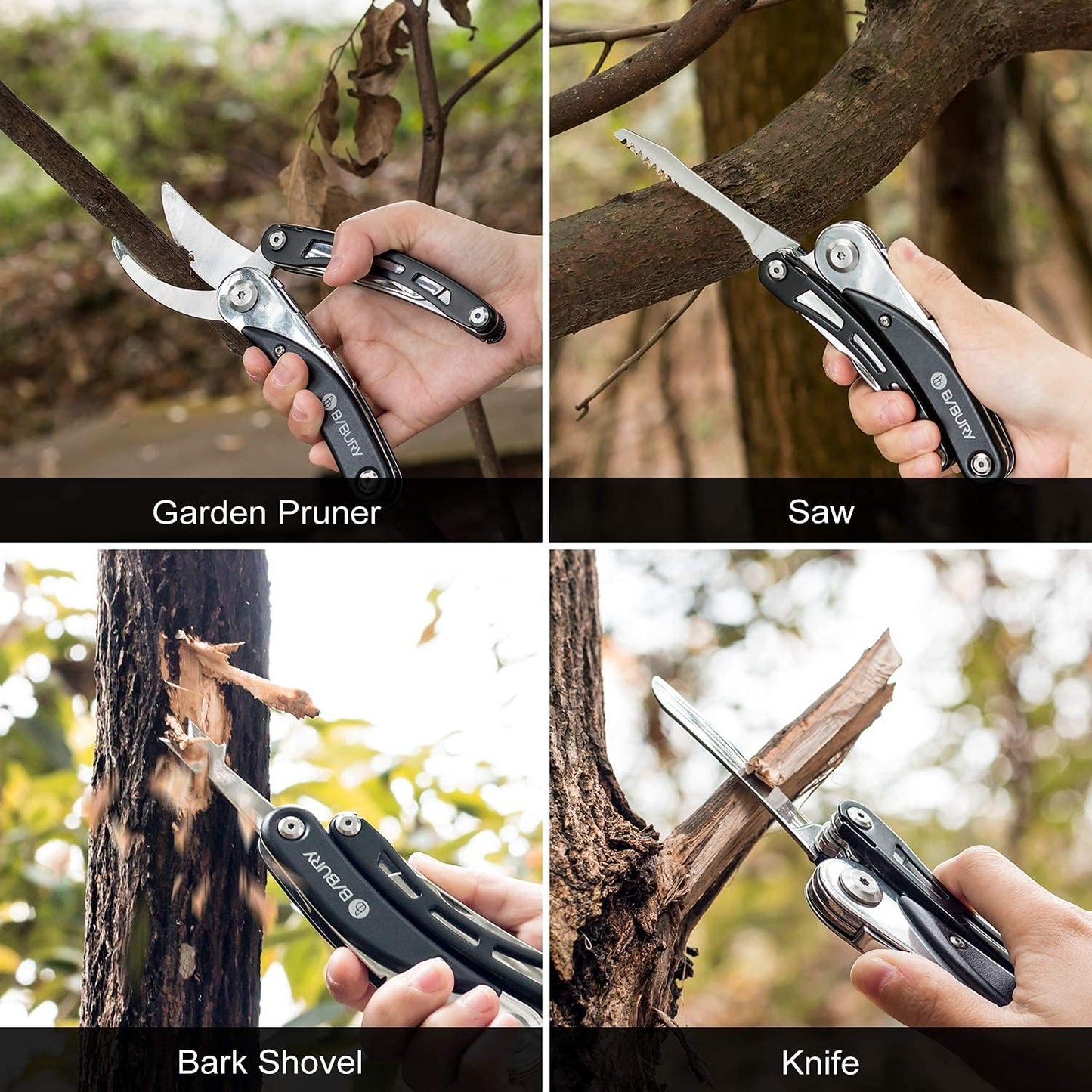 BIBURY 5 in 1 Gardening Hand Pruners