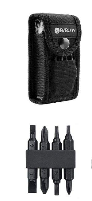 BI2029(21in1) tool accessories: nylon sleeve and 4 bits