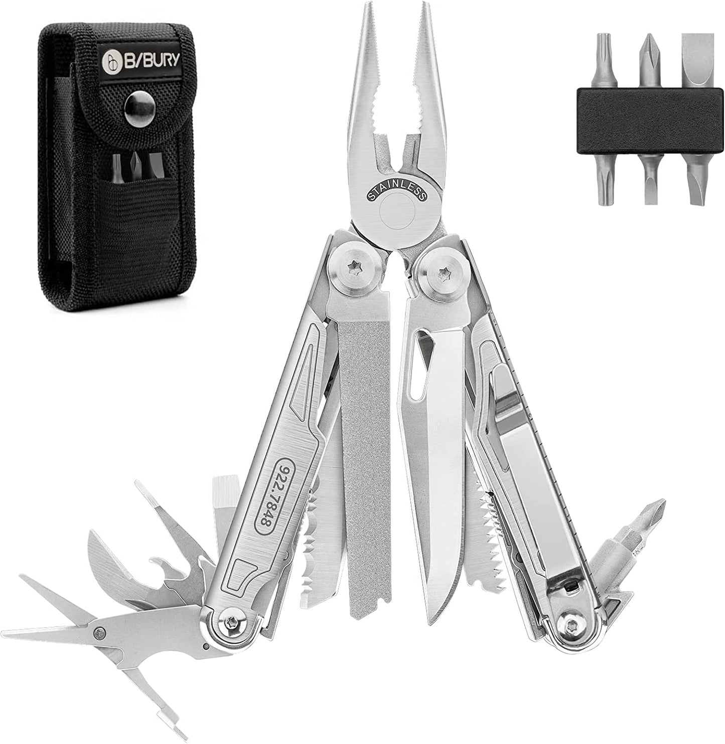 BIBURY 19-in-1 Stainless Steel Multi Tool