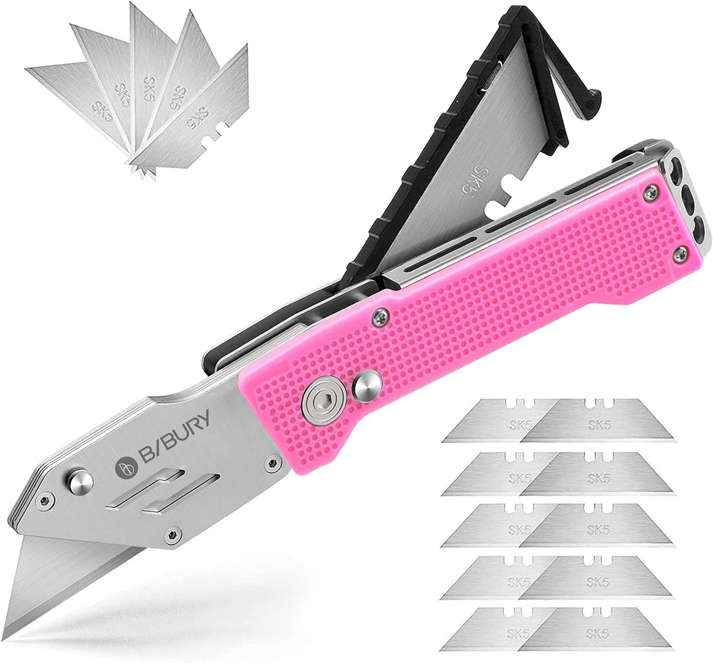 Pink Razor Knife BIBURY Pink Utility Knife