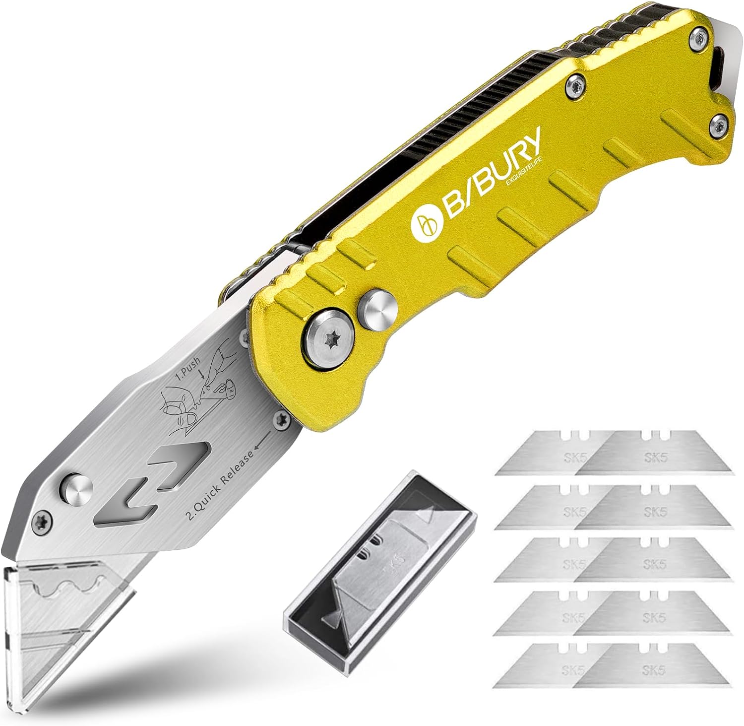 BIBURY Upgraded Version Box Cutter