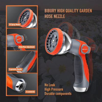 BIBURY Hand Sprayer with 10 Spray Patterns