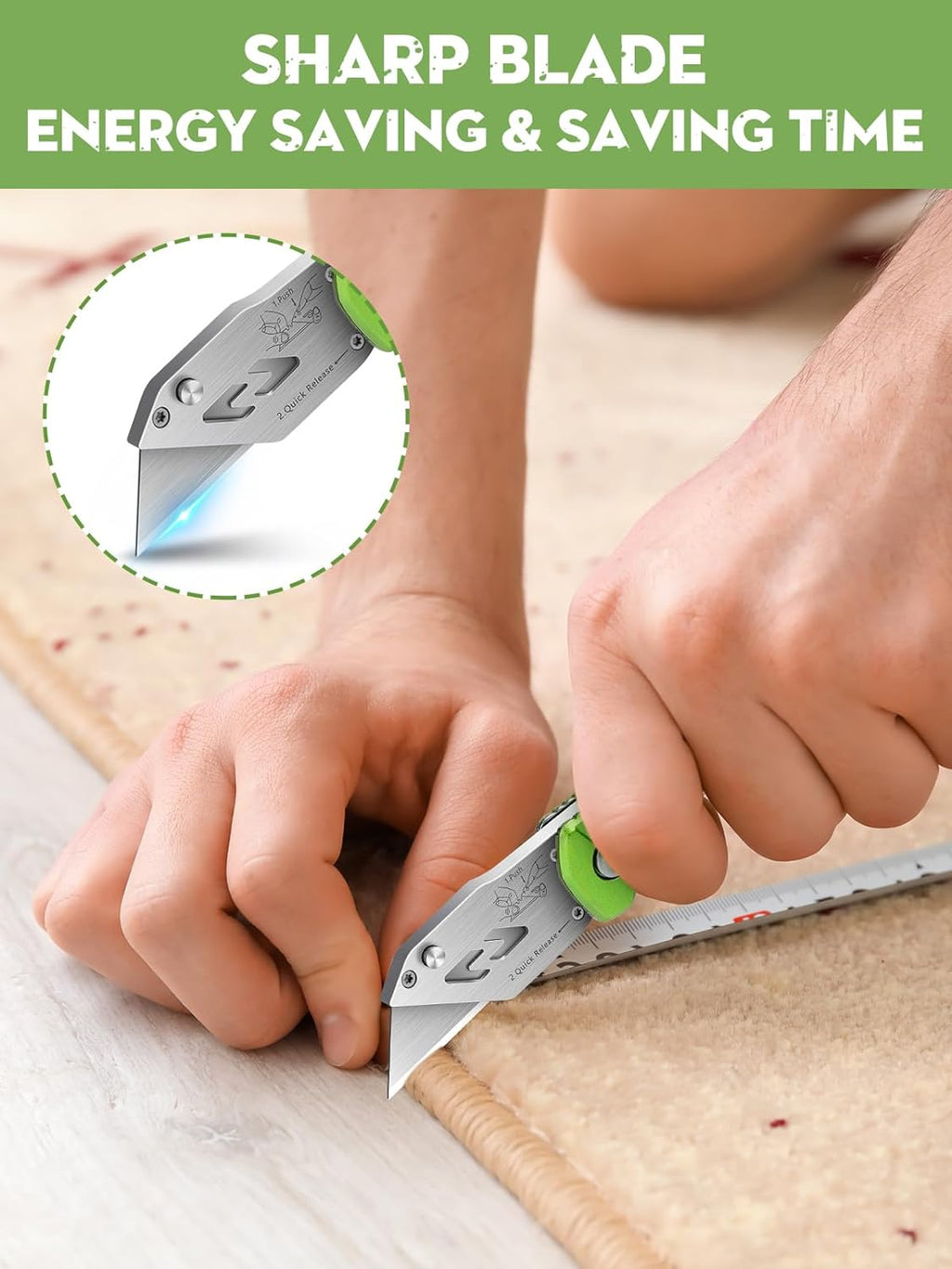 BIBURY Upgraded Version Box Cutter