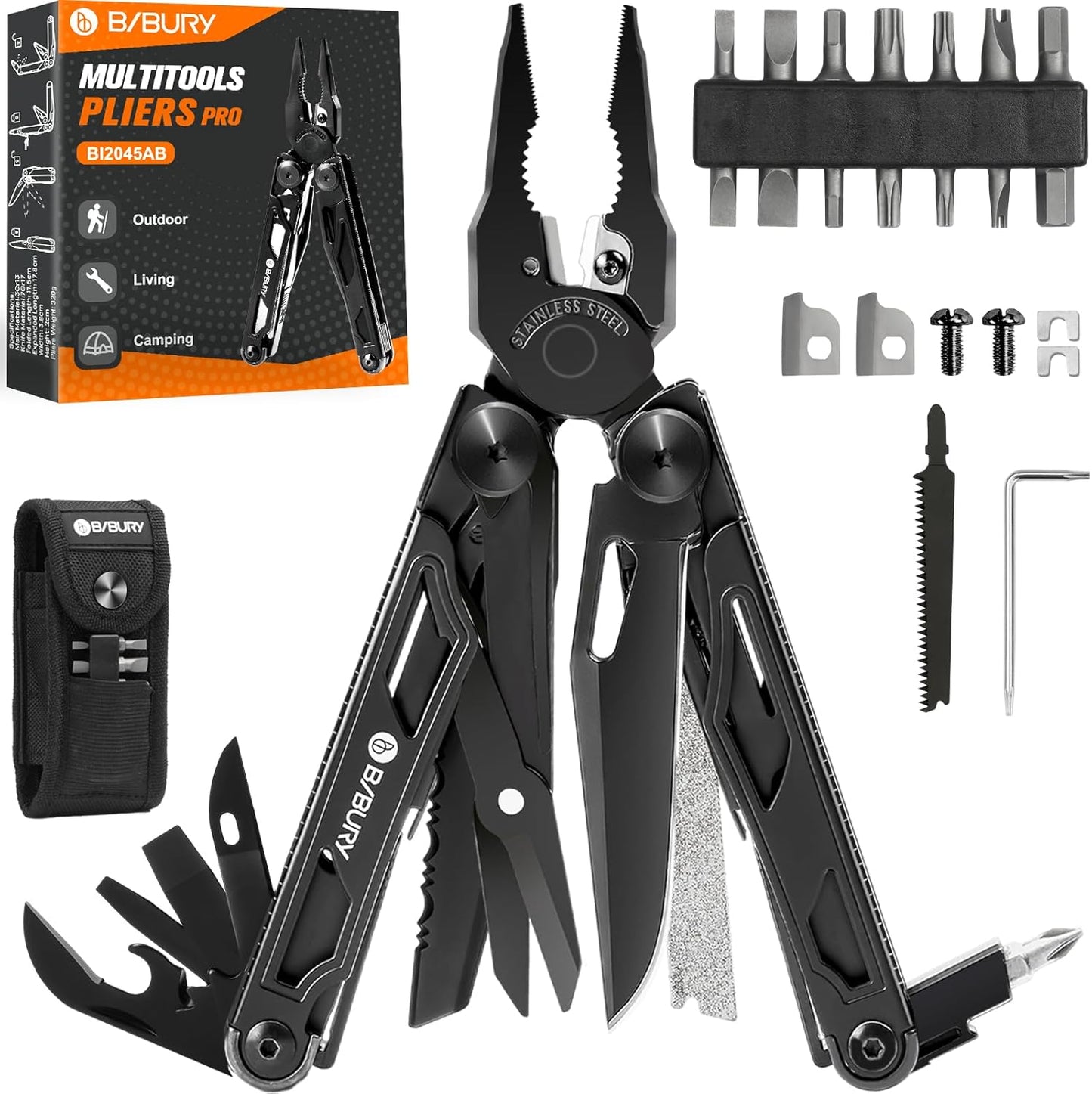 BIBURY 2045AB Stainless Steel Multitool