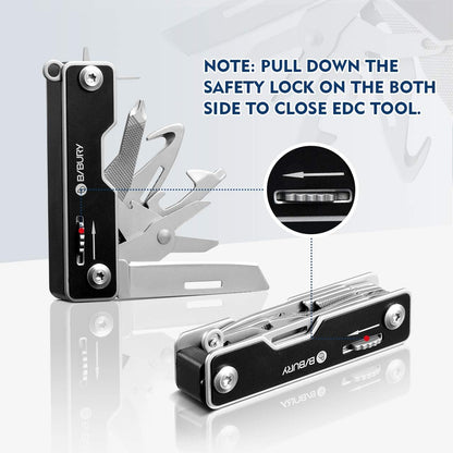 EDC Multitool, 10 in 1 Pocket Size EDC