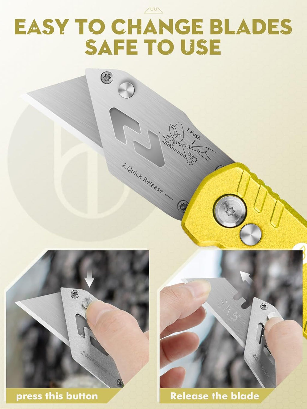 BIBURY Upgraded Version Box Cutter