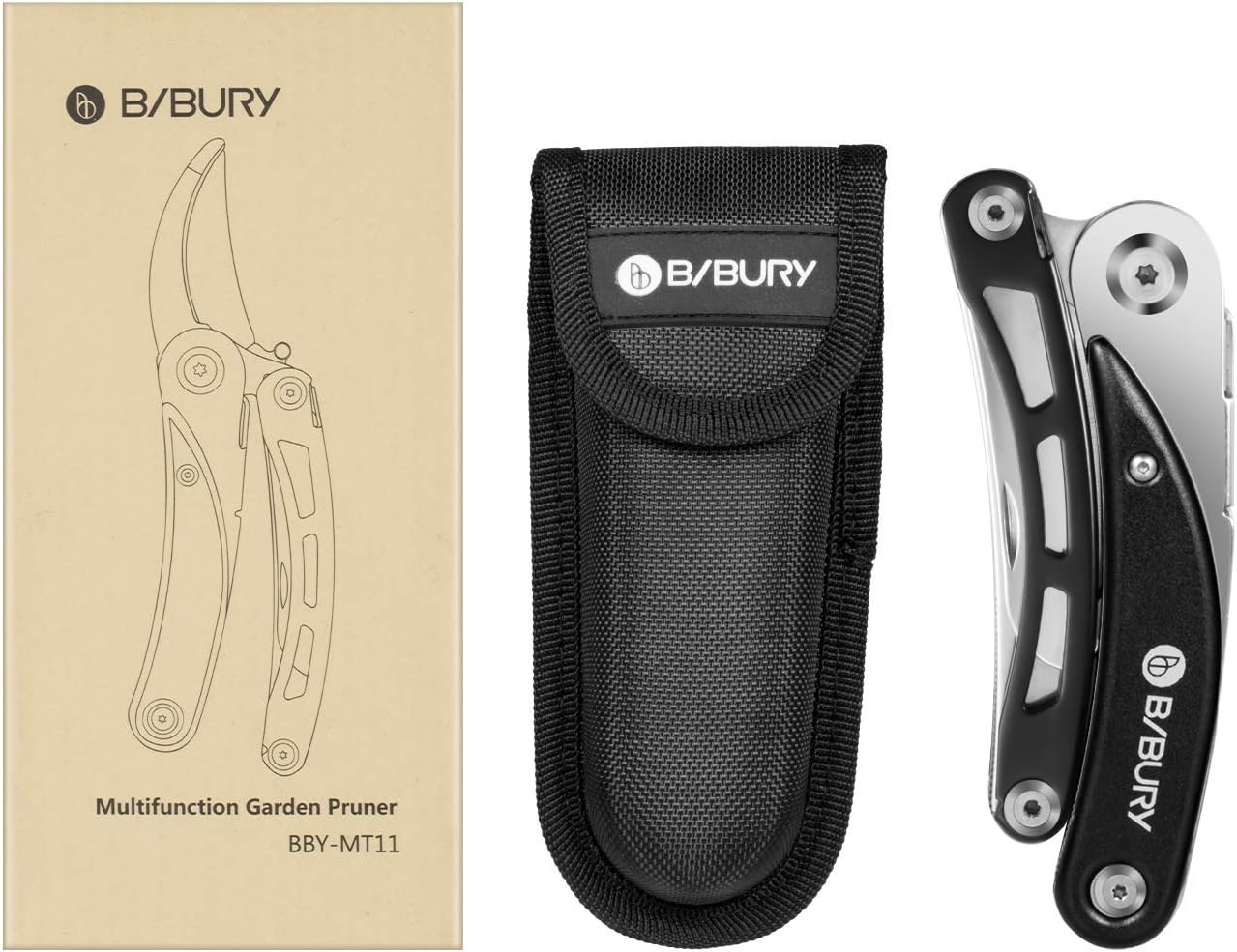 BIBURY 5 in 1 Gardening Hand Pruners