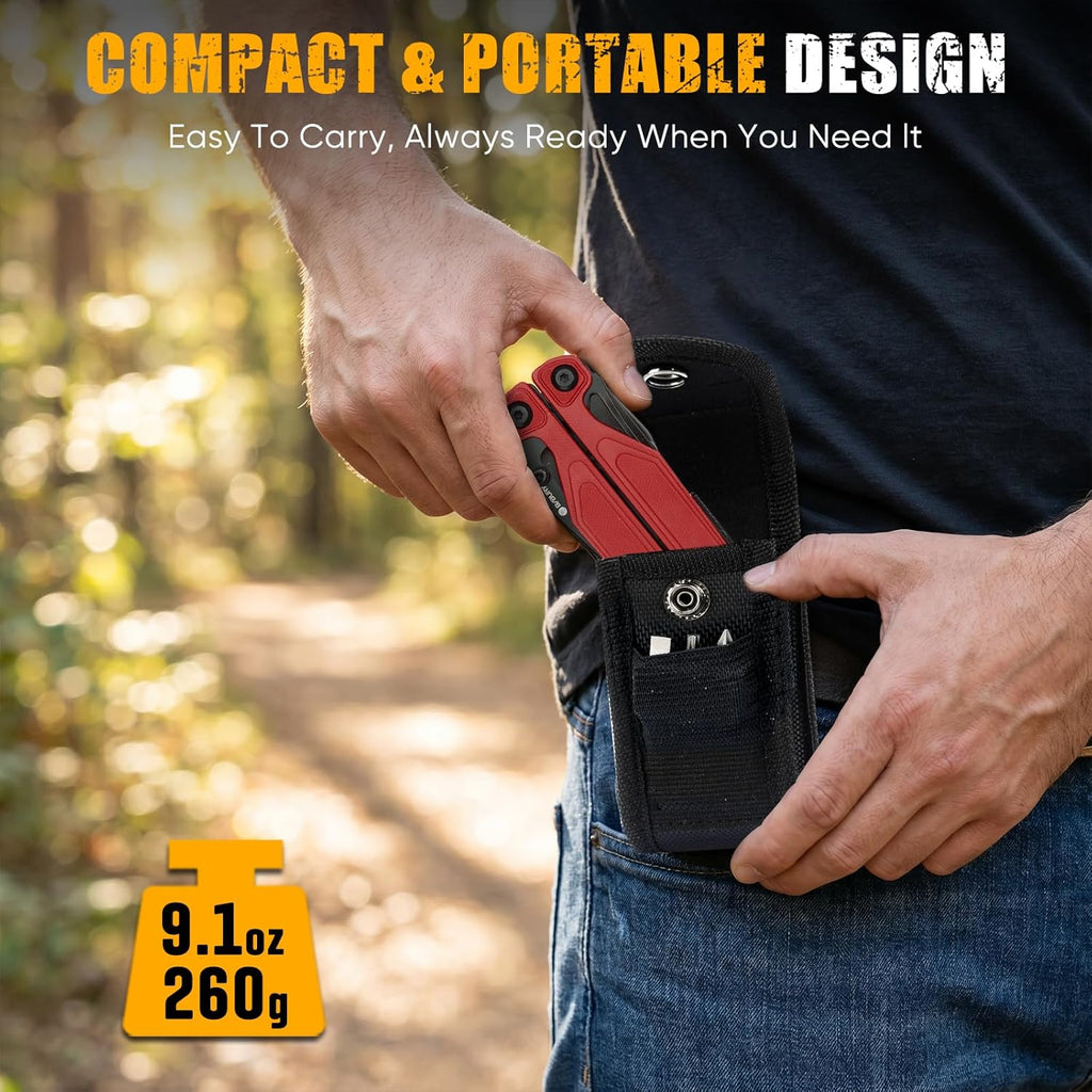 BIBURY Lightweight G10 Handle Multitool Pliers -BI2048R