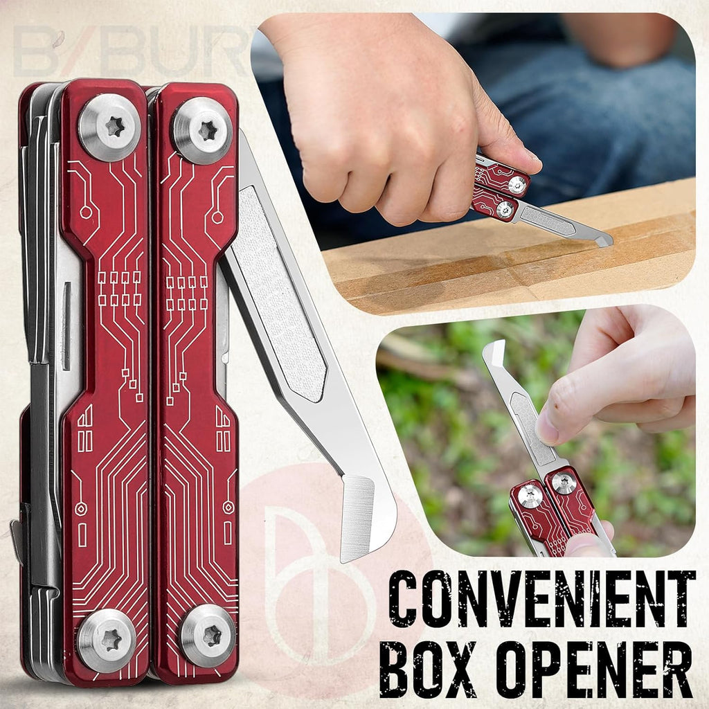 BIBURY BI2062B Mini Keychain Multitool Scissors