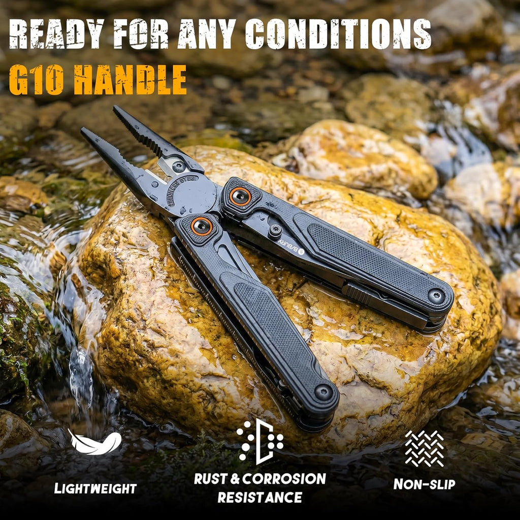 BIBURY Lightweight G10 Handle Multitool Pliers -BI2048R