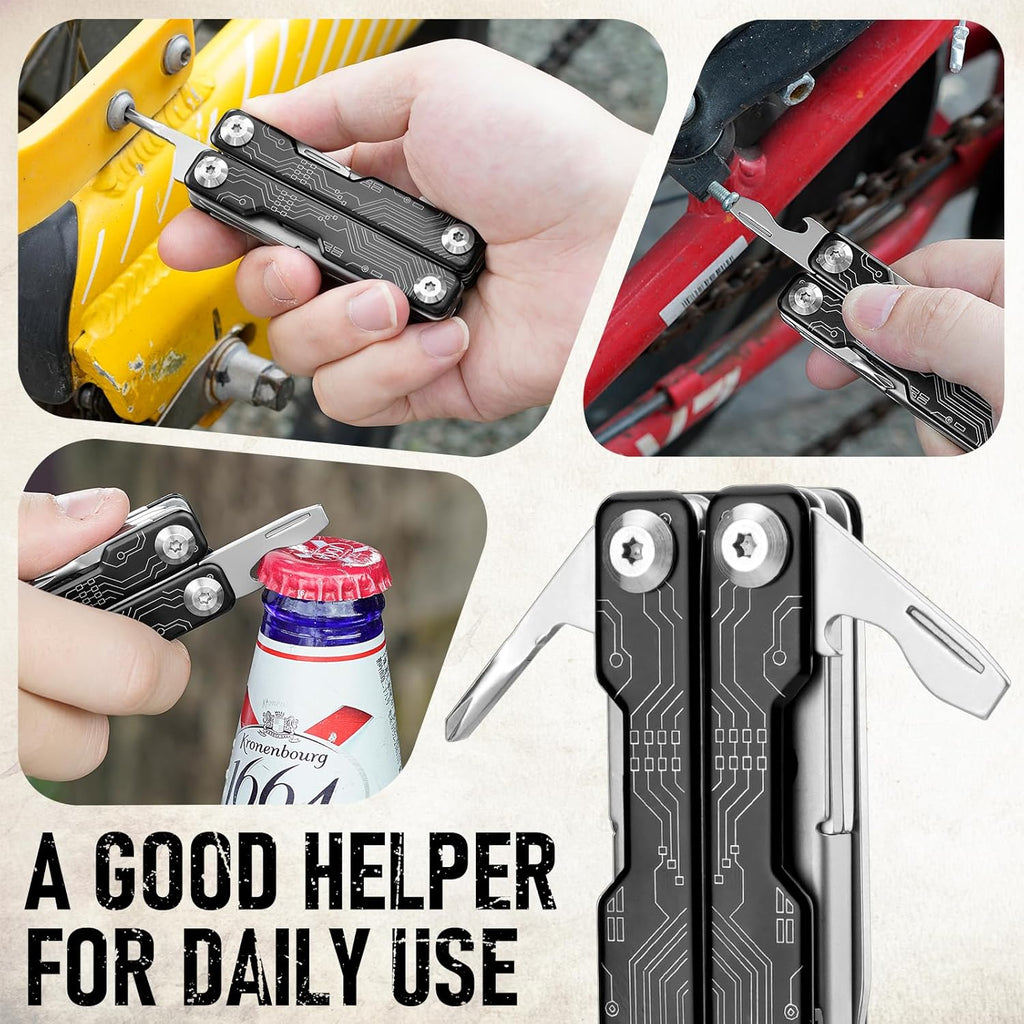 BIBURY BI2062B Mini Keychain Multitool Scissors