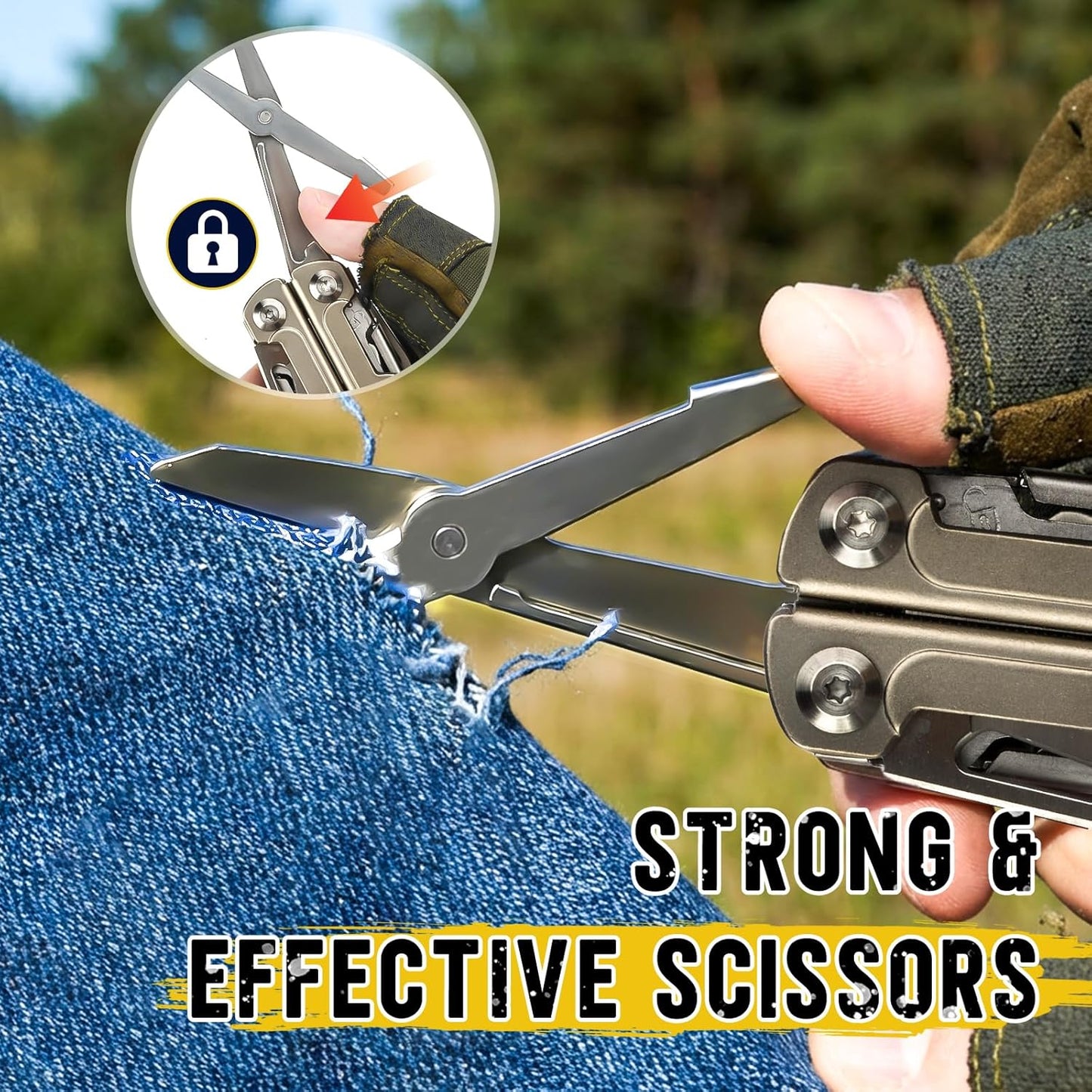 BIBURY Multitool 24 in 1 Titanium- 2048DT