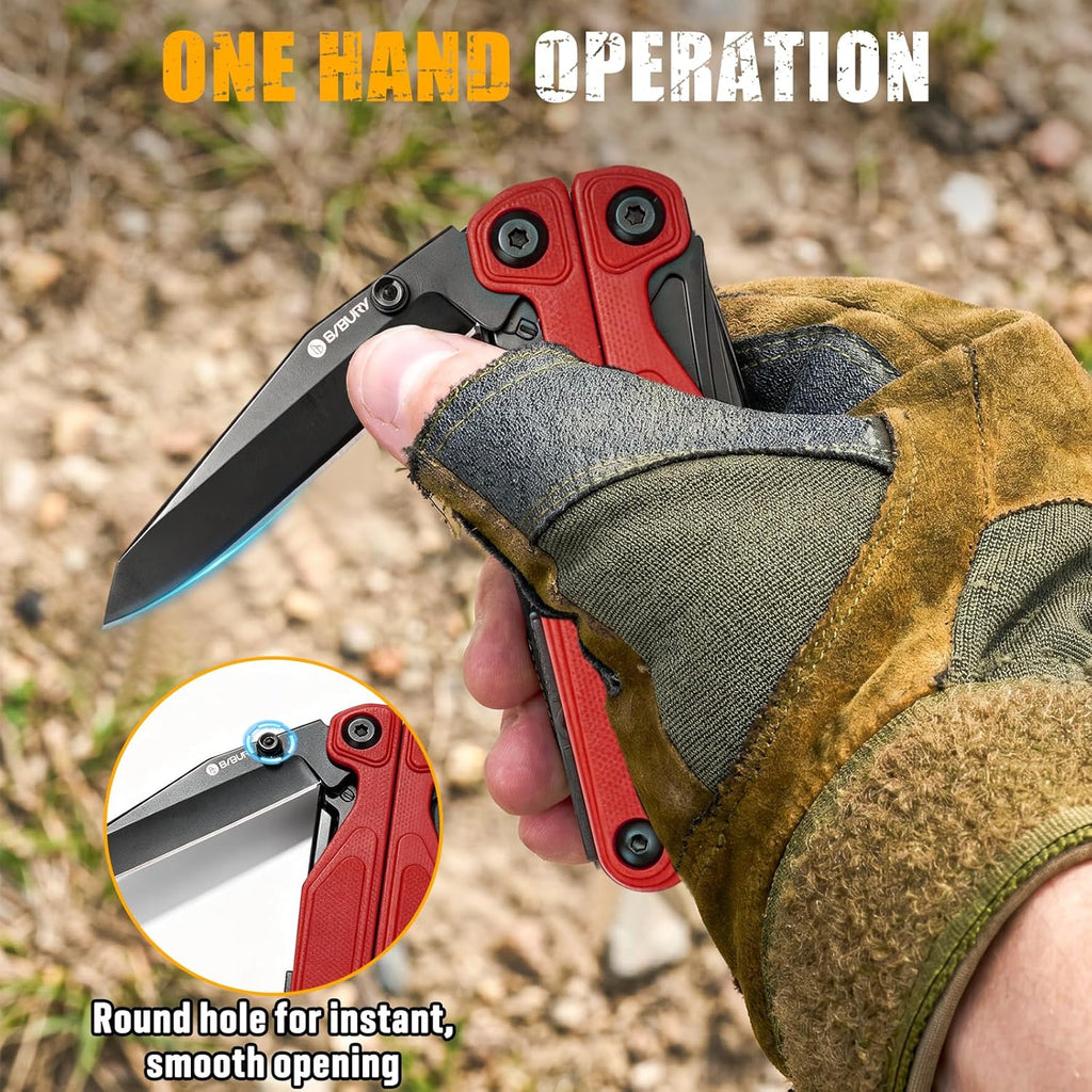 BIBURY Lightweight G10 Handle Multitool Pliers -BI2048R