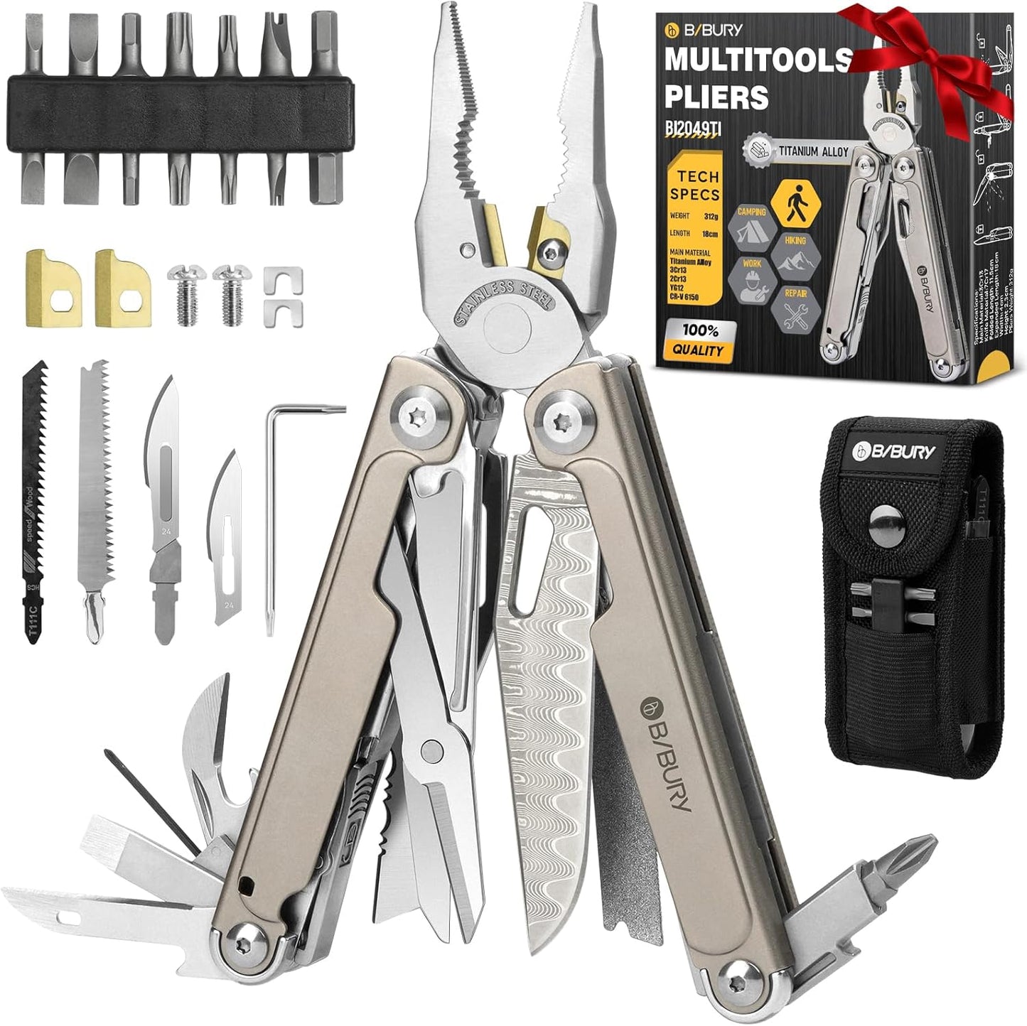 BIBURY Titanium Alloy Multitool BI2049TI