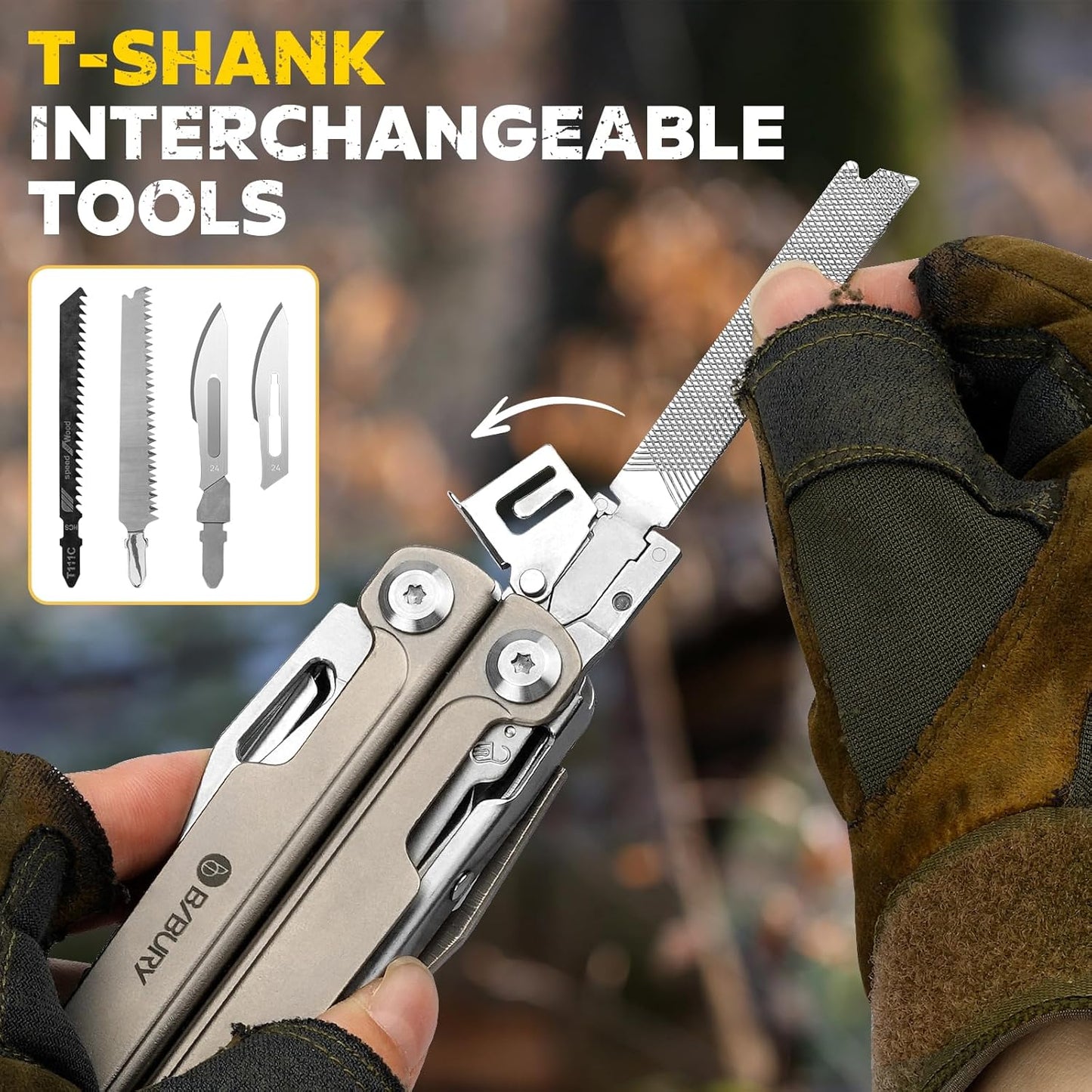 BIBURY Titanium Alloy Multitool BI2049TI