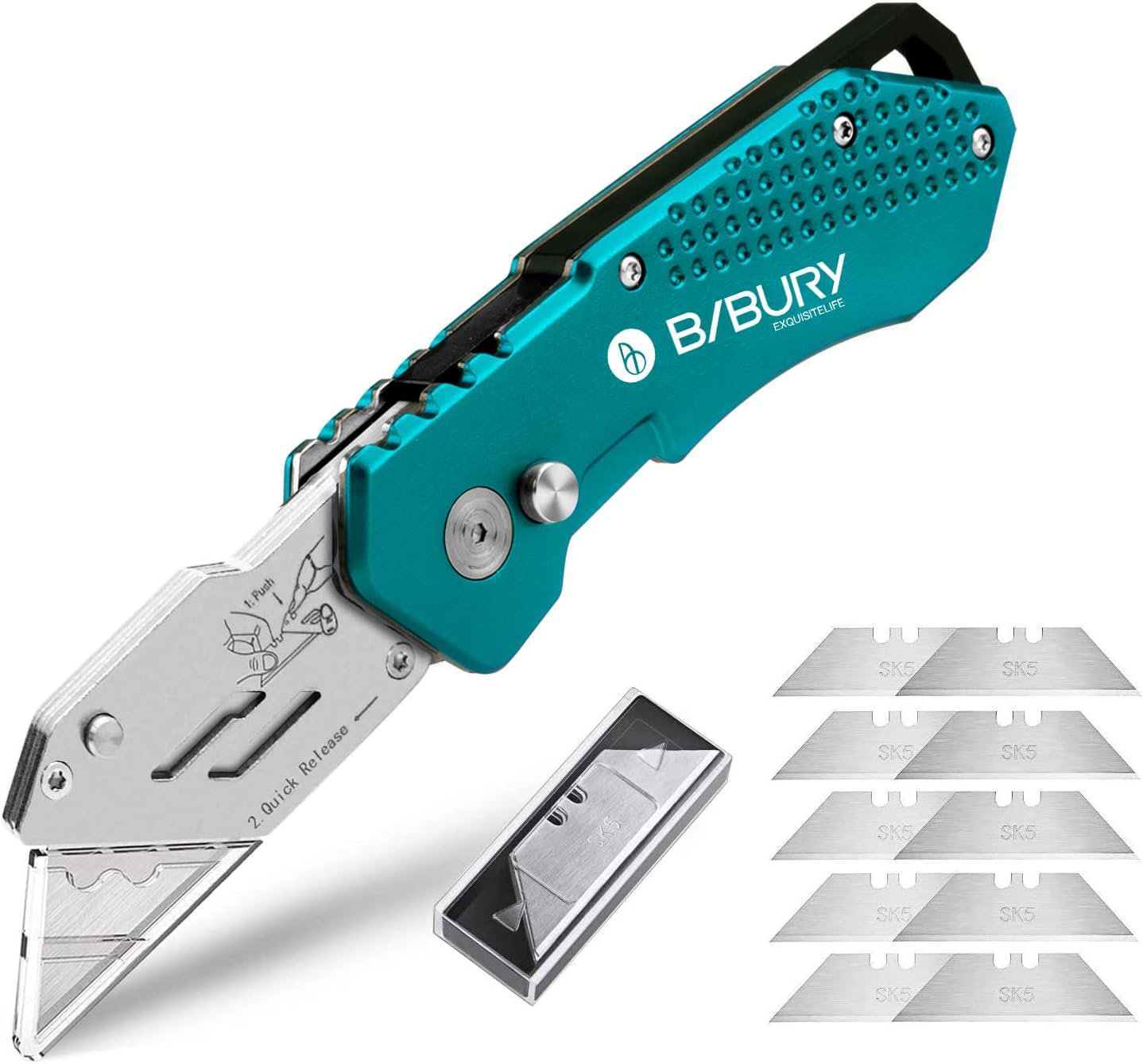 BIBURY Upgraded Version Heavy Duty Box Cutter